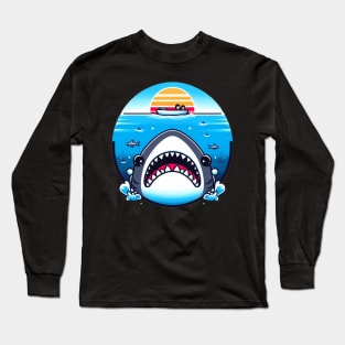 Kawaii Jaws Long Sleeve T-Shirt